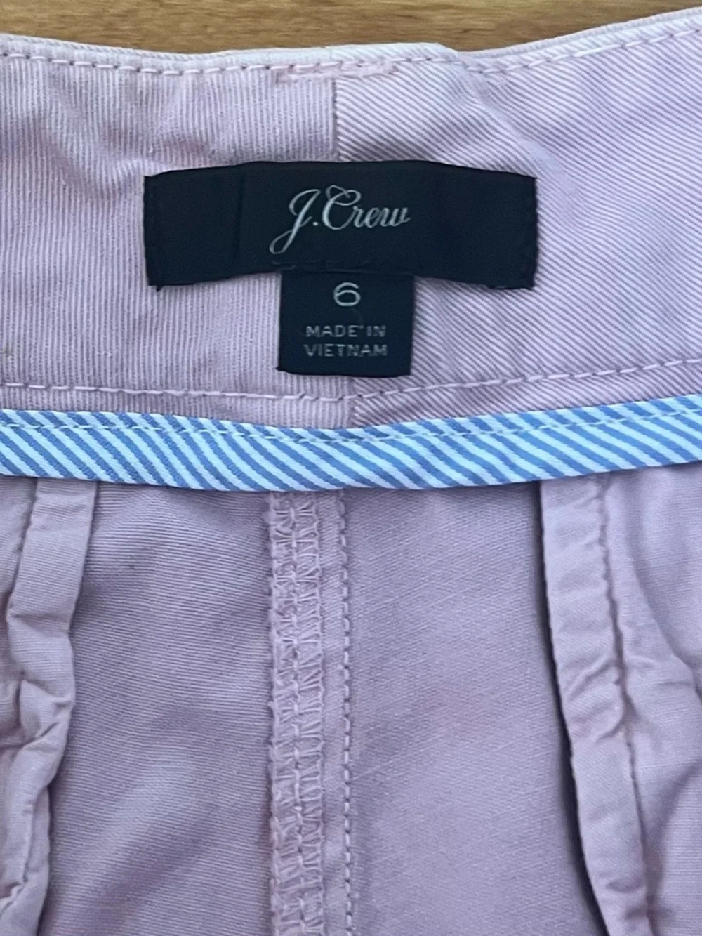 J. Crew Cotton Chino Shorts Trio - Yellow, Orange Light Pink - Picture 10 of 10